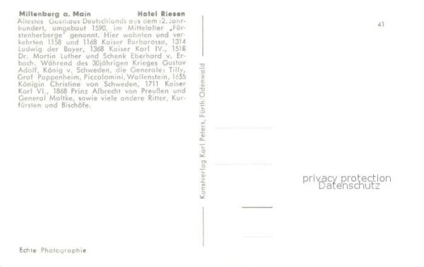 Miltenberg Main Hotel Riesen – Bild 2