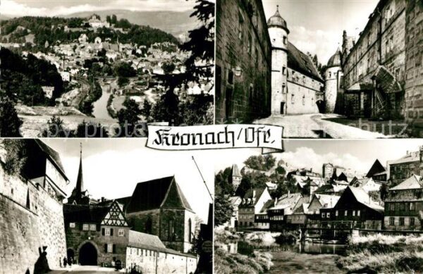 Kronach Oberfranken Altstadt Stadttor
