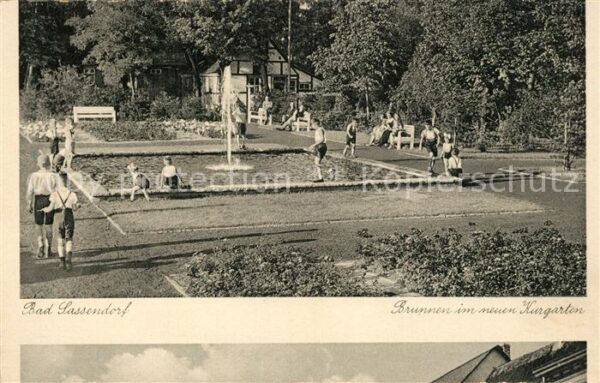 Sassendorf Bad Brunnen Kurgarten