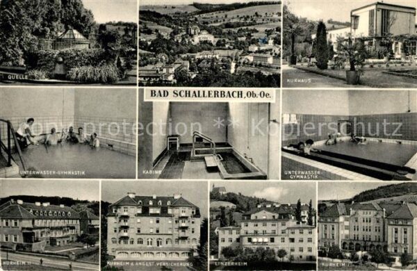Bad Schallerbach Qulle Unterwasser Gymnastik Kurheime Li