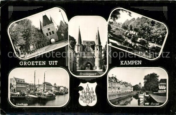 Kampen Niederlande Ijselkade Burgel Broederpoort Oorgat