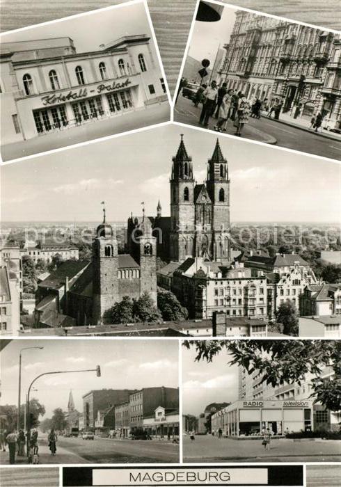 Magdeburg Kristall Palast Karl-Marx-Schule Kirche