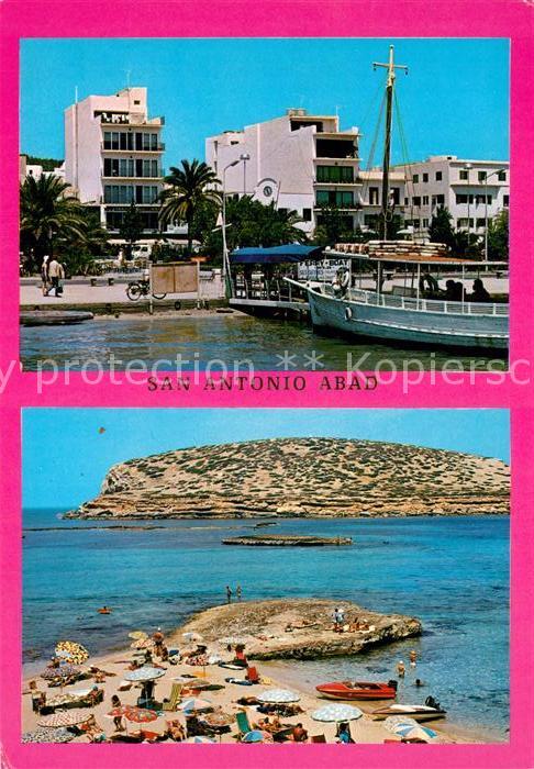 San Antonio Abad Hafen Strand