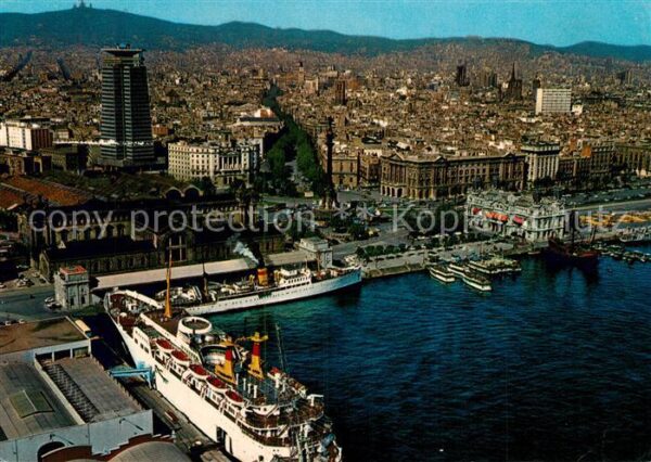 Barcelona Cataluna Hafen Fährschiff