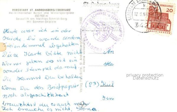 Andreasberg Harz St Sessellift Matthias Schmidt Berg Sommer – Bild 2