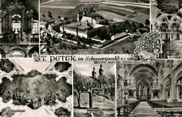 St Peter Schwarzwald Kloster Walker Orgel Bibliothek Deckeng