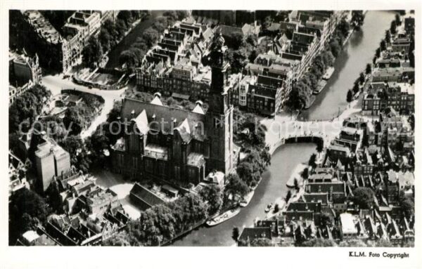 Amsterdam Niederlande Fliegeraufnahme Westertoren