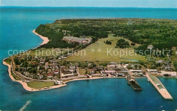 Mackinac Island Fliegeraufnahme