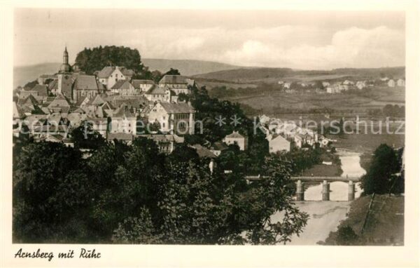 Arnsberg Westfalen Ruhr Kirche Panorama