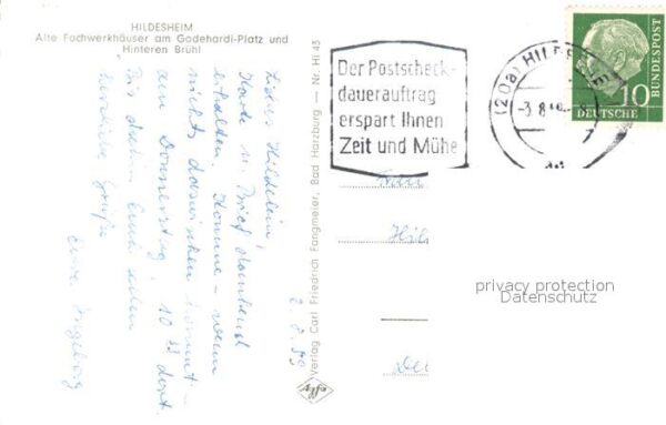 Hildesheim Alte Fachwerkhäuser Godehardt Platz Hin – Bild 2