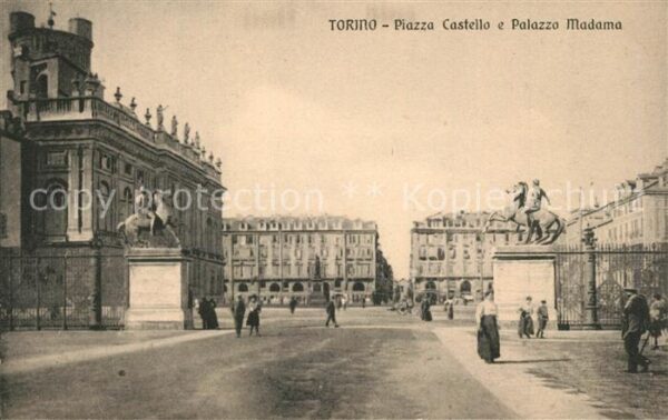 Torino Piazza Castello Palazzo Madama
