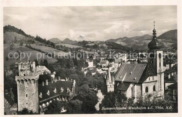 Waidhofen Ybbs Kirche Panorama