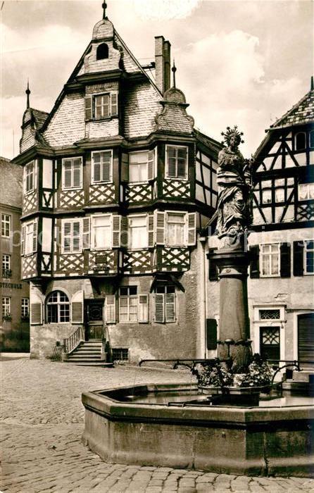 Heppenheim Bergstrasse Apotheke Brunnen