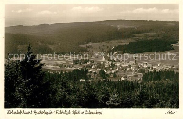 Bischofsgruen Blick vom Ochsenkopf