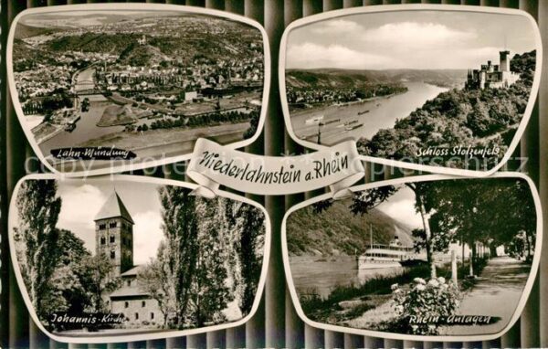 Niederlahnstein Lahn Mündung Schloss Stolzenfels Johann