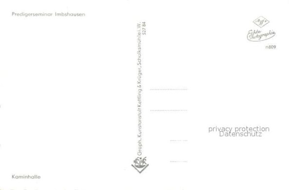Imbshausen Predigerseminar Kaminhalle – Bild 2