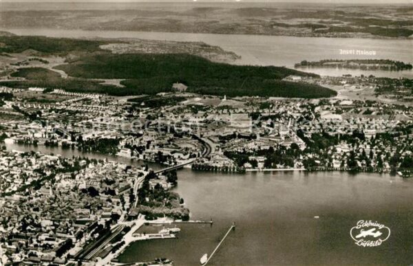 Konstanz Bodensee Fliegeraufnahme