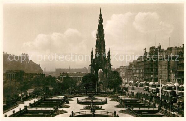Edinburgh Scotland Scot Monument