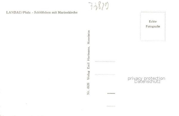 Landau Pfalz Schlösschen Marienkirche – Bild 2