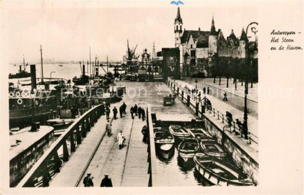 Antwerpen Anvers Het Steen en de Haven