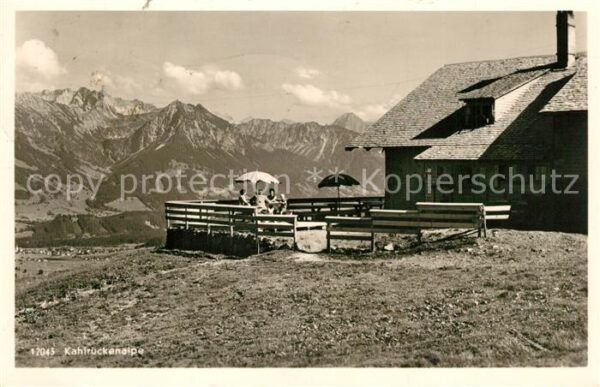 Sonthofen Oberallgaeu Kahlrückenalpe
