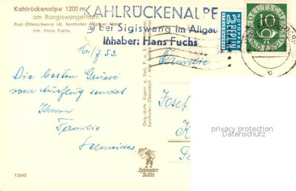 Sonthofen Oberallgaeu Kahlrückenalpe – Bild 2