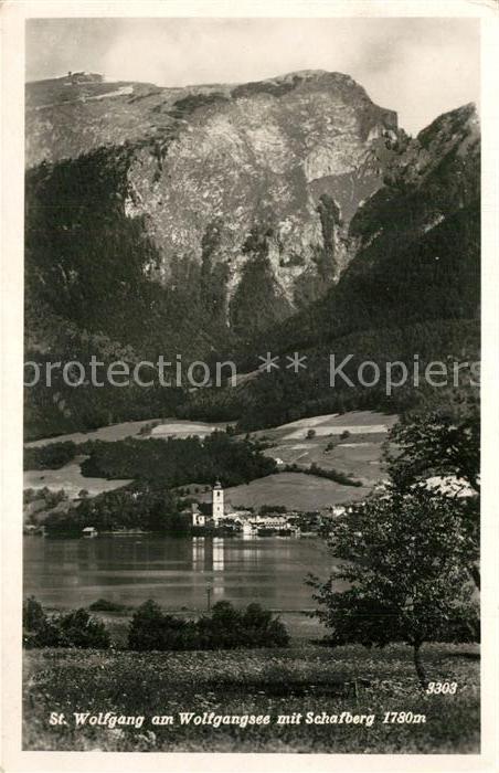 St Wolfgang Wolfgangsee Panorama Kirche Schafberg