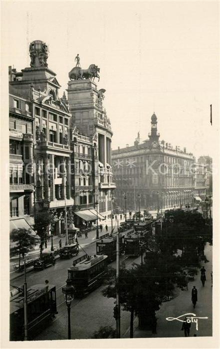 Madrid Spain Calle de Alcala