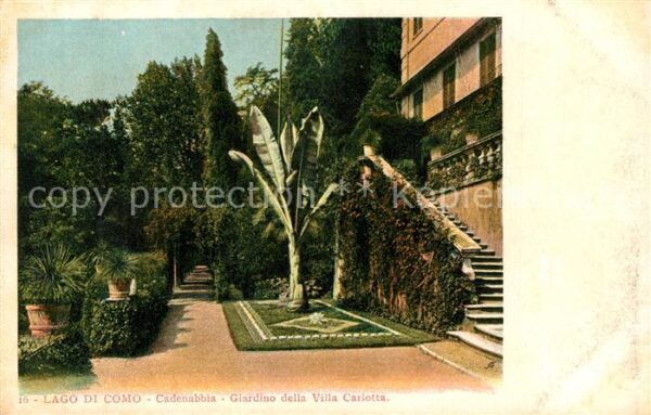 Cadenabbia Lago di Como Giardino della Villa Carlotta
