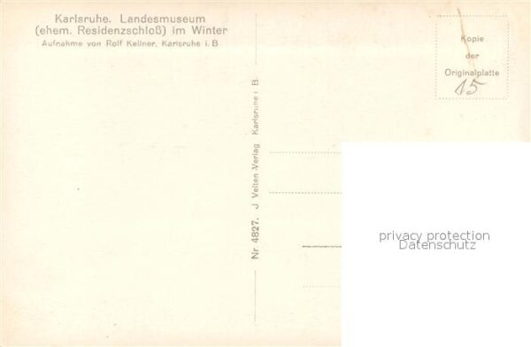 Karlsruhe Baden Landesmuseum Winter – Bild 2