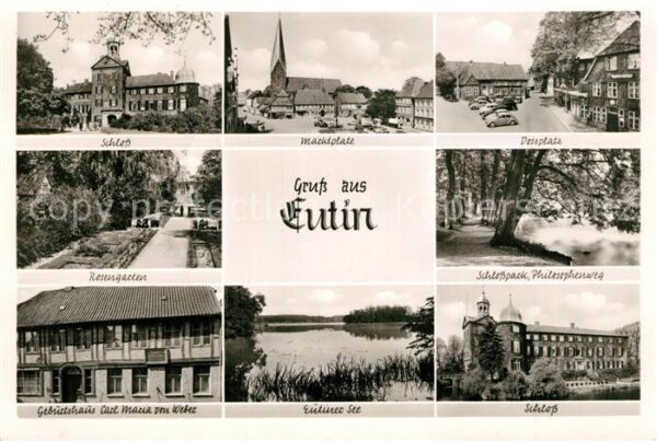 Eutin Schloss Marktplatz Vossplatz Schlosspar