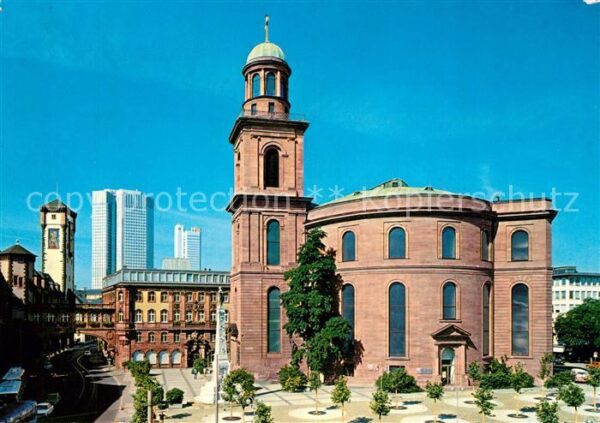 Frankfurt Main Paulskirche BfG Hochhaus Langer Franz