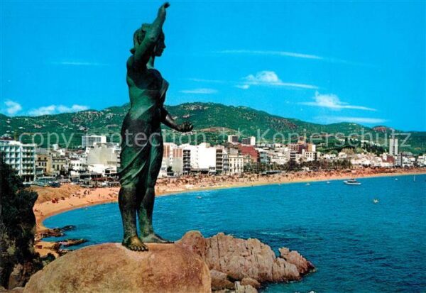Lloret de Mar Statue Panorama