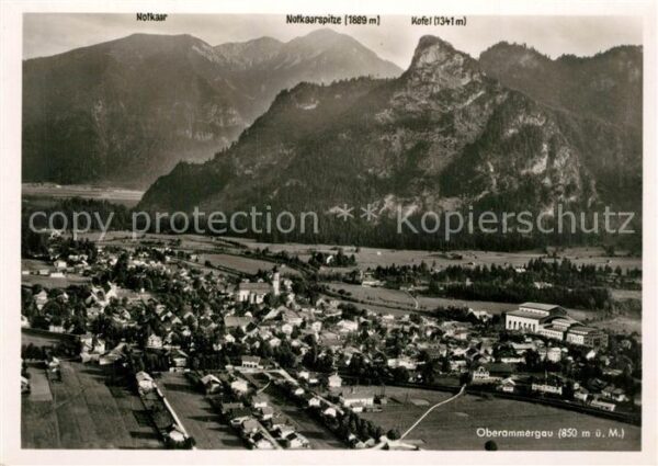 Oberammergau Fliegeraufnahme