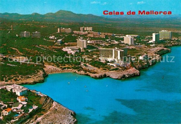 Calas de Mallorca Fliegeraufnahme
