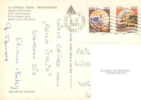 Monterosso al Mare Cinque Terre Angolo Pittoresco – Bild 2