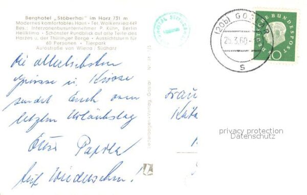 Harz Region Berghotel Stöberhai mit Brocken und Wur – Bild 2
