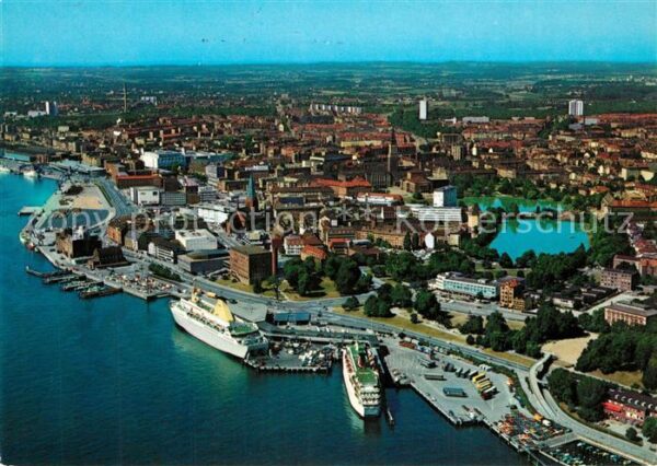 Kiel Oslo Kai Fliegeraufnahme