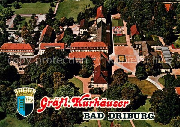 Bad Driburg Gräfl Kurhäuser Fliegeraufnahme