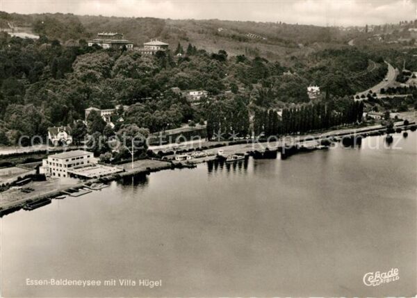 Essen Ruhr Baldeneysee mit Villa Hügel Fliegeraufn