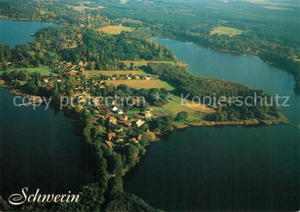 Schwerin Mecklenburg Fliegeraufnahme