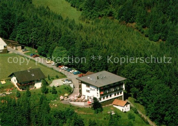 Huzenbach Hotel Gasthof zum Schloss Fliegeraufnah