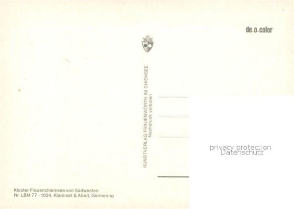 Fraueninsel Chiemsee Kloster Frauenchiemsee Fliegeraufnahme – Bild 2