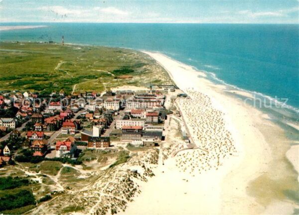 Wangerooge Nordseebad Fliegeraufnahme