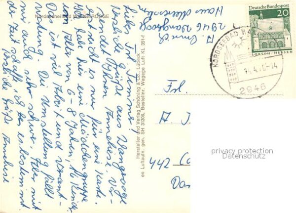 Wangerooge Nordseebad Fliegeraufnahme – Bild 2
