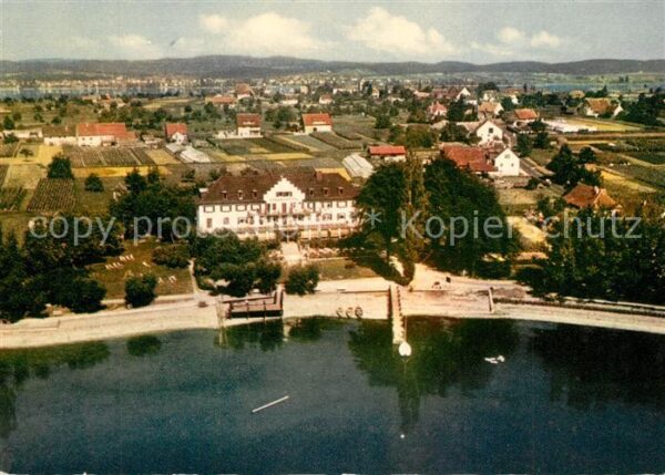 Reichenau Bodensee Fliegeraufnahme mit Strandhotel