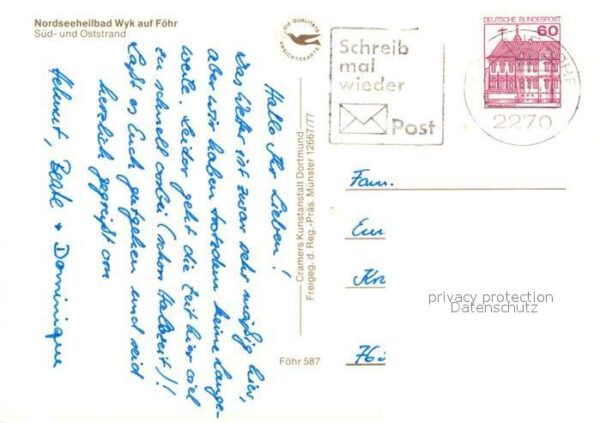 Wyk Foehr Süd und Oststrand Fliegeraufnahme – Bild 2
