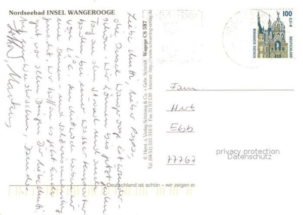 Wangerooge Nordseebad Fliegeraufnahme – Bild 2