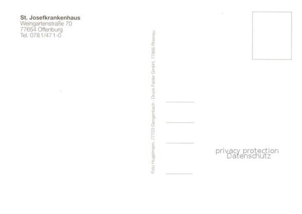 Offenburg St Josefkrankenhaus Fliegeraufnahme – Bild 2