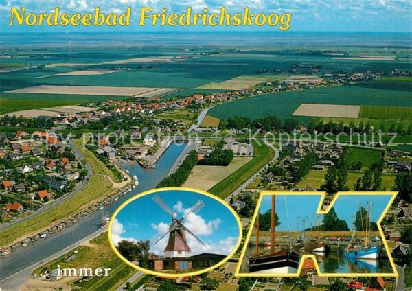 Friedrichskoog Nordseebad Fliegeraufnahme